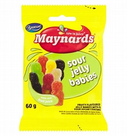 Maynards Sour Jelly Babies 60g